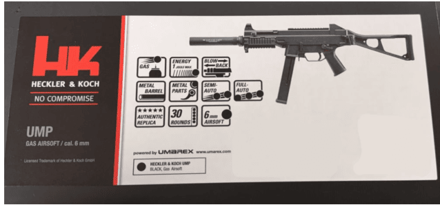 H&K UMP45 Sub-Machine Gas Blowback Gun (Umarex - by VFC - Black)