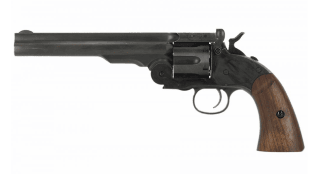 WinGun Major 3 1877 Break Top Antique CO2 Revolver (Black) - All Airsoft Gas Pistols