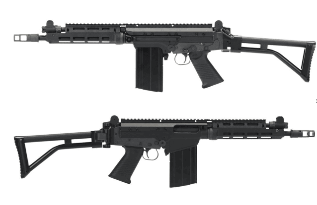VFC FAL LAR OSW MK1 GBB Rifle - Black - VFC