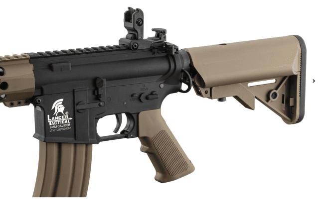 Lancer Tactical LT-19 G2 M4 Keymod 10 ' Combo - Tan V2 - All AEG Airsoft Rifles - view 4