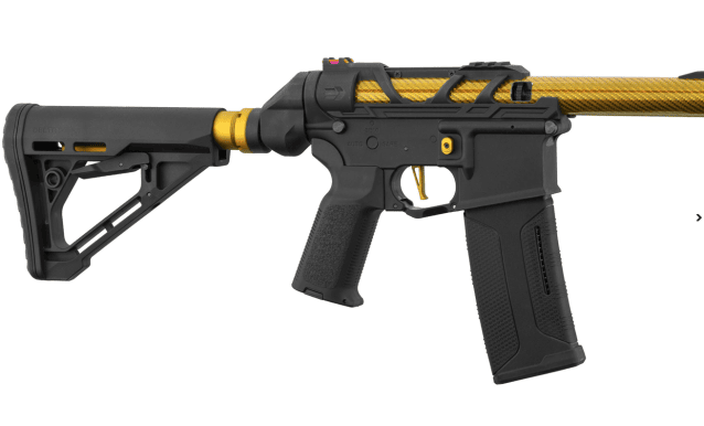 Lancer Tactical x Airtac Gen 3 LT AEG - Gold - All AEG Airsoft Rifles - view 3