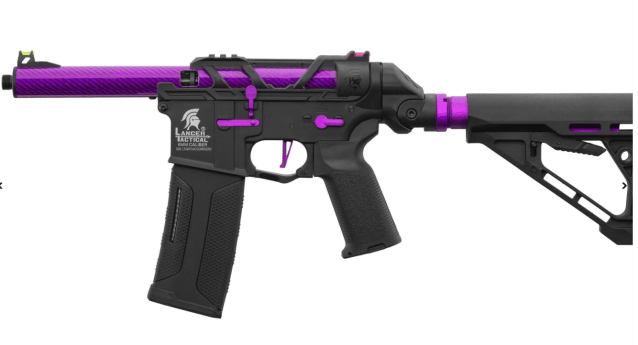 Lancer Tactical x Airtac Gen 3 LT AEG - Purple - All AEG Airsoft Rifles - view 5