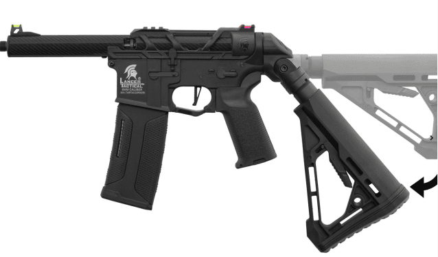 Lancer Tactical x Airtac Gen 3 LT AEG - Matte Black - All AEG Airsoft Rifles - view 3
