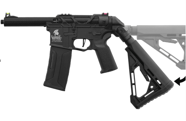 Lancer Tactical x Airtac Gen 3 LT AEG - Black - All AEG Airsoft Rifles - view 4