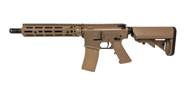 Double Eagle MWS Gas Blowback M4 (G106B - Tan) - GBB Airsoft Gas Assault Rifles