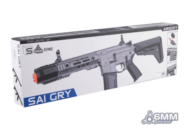 SAI GRY 6.5 Electric Rifle (EMG/Cyma - Sports Line - SAI.GRY-6.5 GY) - Salient Arms - view 9