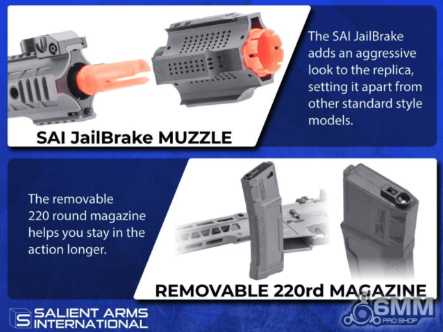 SAI GRY 6.5 Electric Rifle (EMG/Cyma - Sports Line - SAI.GRY-6.5 GY) - Salient Arms - view 2