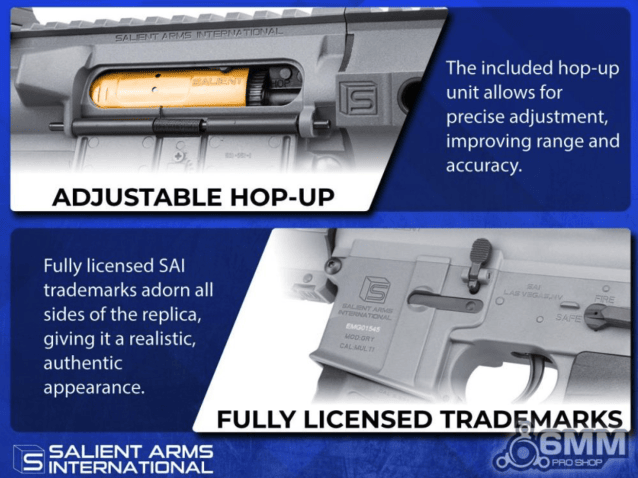 SAI GRY 6.5 Electric Rifle (EMG/Cyma - Sports Line - SAI.GRY-6.5 BK) - Salient Arms - view 4