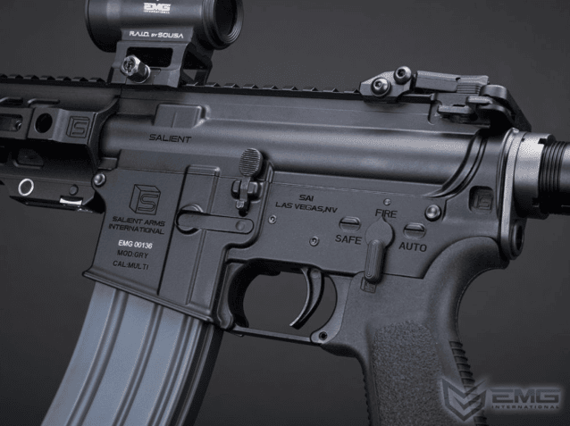 SAI GRY 13.5 Lightning Series Gas Blowback Rifles (EMG/Cyma - MWS - SAI.1703-LS BK - Black) - Salient Arms - view 3