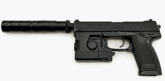 Tokyo Marui MK23 Socom Green Gas Airsoft Pistol - Airsoft mk23 Socom Pistol