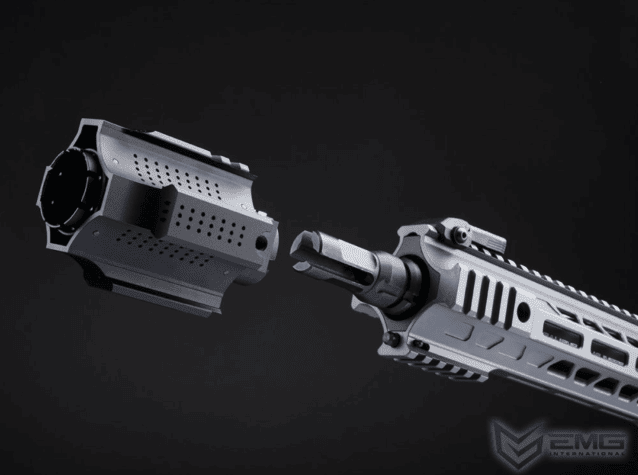 SAI GRY 10.5 Lightning Series Gas Blowback Rifles (EMG/Cyma - MWS - SAI.1702-LS GY - Grey) - Salient Arms - view 3