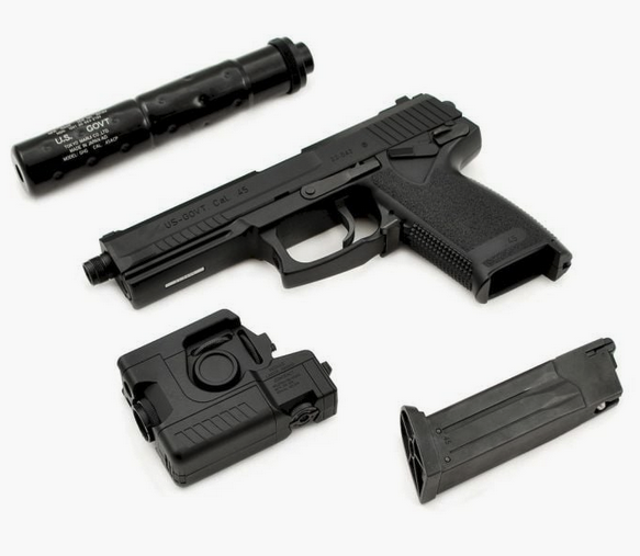 Tokyo Marui MK23 Socom Green Gas Airsoft Pistol - Airsoft mk23 Socom Pistol - view 5