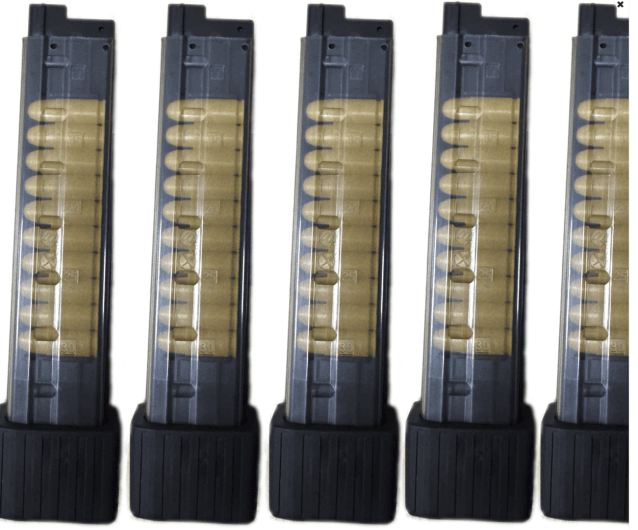 B&T APC9 AEG 100rd Mag (Box of 5) - All AEG Airsoft Rifles