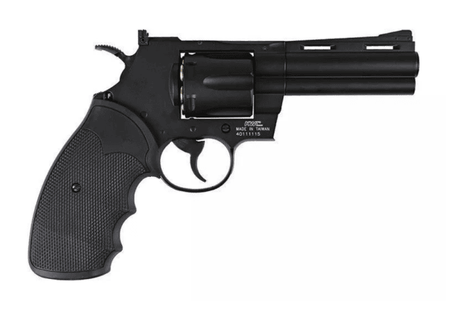 KWC Python .357 4.0" Co2 Revolver (Full Metal - Black - AAKCCD671AZB) - Airsoft Revolvers - view 2