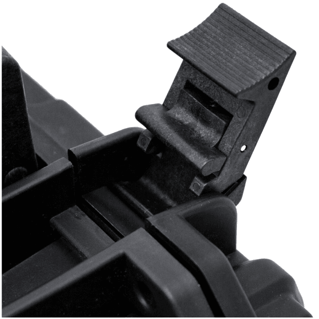 PREMIUM RIFLE CASE VELCRO PATCH (LARGE) WAVE FOAM - BLACK - Nuprol - view 7
