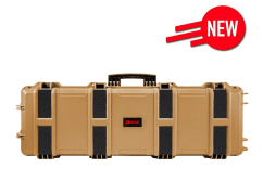 PREMIUM RIFLE CASE VELCRO PATCH (LARGE) WAVE FOAM - TAN