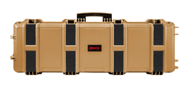 PREMIUM RIFLE CASE VELCRO PATCH (LARGE) WAVE FOAM - TAN - Nuprol - view 2