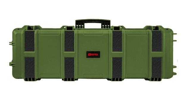 PREMIUM RIFLE CASE VELCRO PATCH (LARGE) WAVE FOAM - GREEN - Airsoft Hard Cases - view 2
