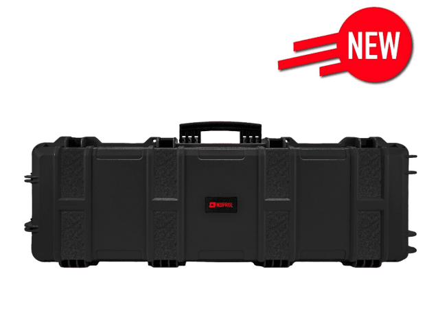 PREMIUM RIFLE CASE VELCRO PATCH (LARGE) WAVE FOAM - BLACK - Nuprol