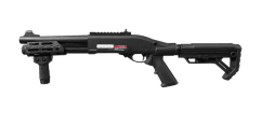 Golden Eagle M870 M-Lok Tri-Shot Gas Pump Action Shotgun (Short - Foregrip - Black - SAV020-M-LOK))