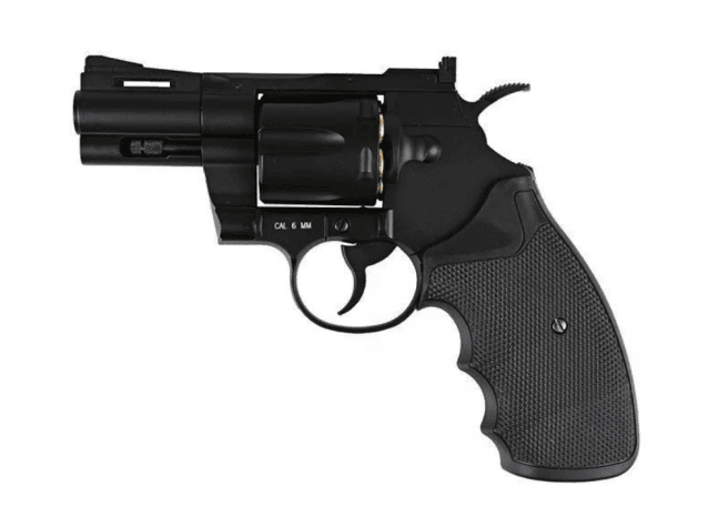 KWC Python .357 2.5" Co2 Revolver (Full Metal - Black - AAKCCD661AZB) - Airsoft Revolvers