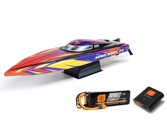 RED Sonicwake 24" Self-Righting Brushless Deep-V RTR - Boats