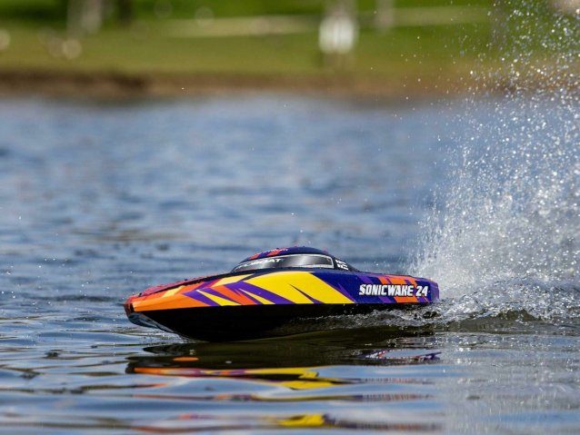 RED Sonicwake 24" Self-Righting Brushless Deep-V RTR - Boats - view 18