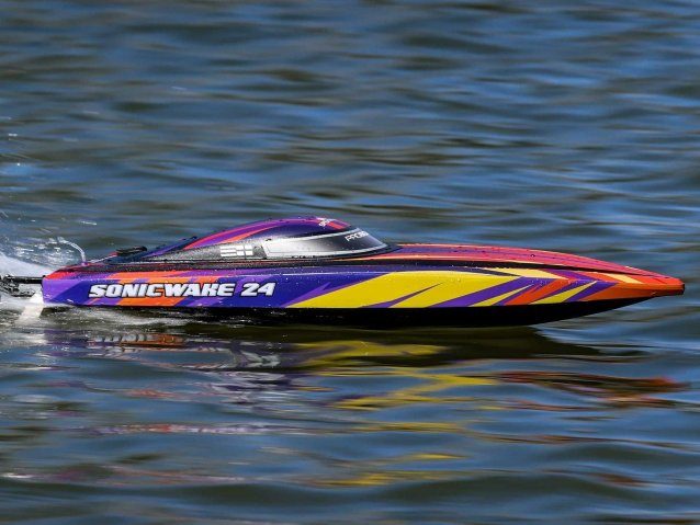 RED Sonicwake 24" Self-Righting Brushless Deep-V RTR - Boats - view 2