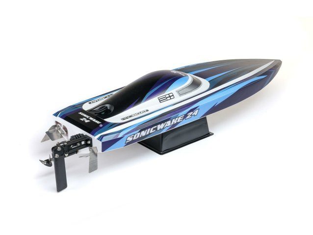 blue Sonicwake 24" Self-Righting Brushless Deep-V RTR - Boats - view 2
