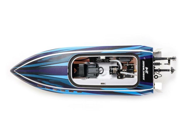 blue Sonicwake 24" Self-Righting Brushless Deep-V RTR - Boats - view 7