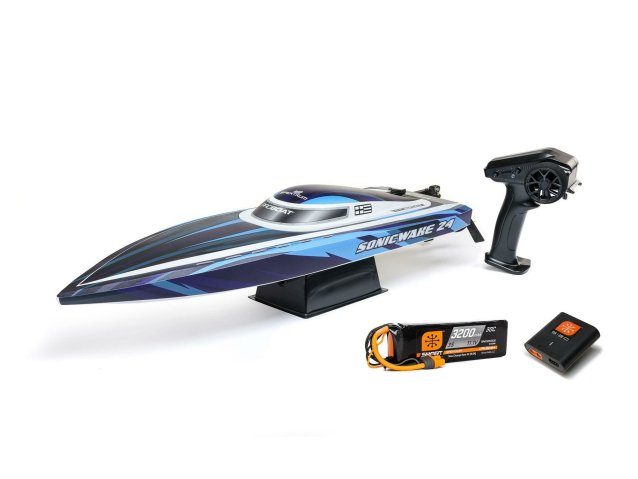 blue Sonicwake 24" Self-Righting Brushless Deep-V RTR - Boats - view 9