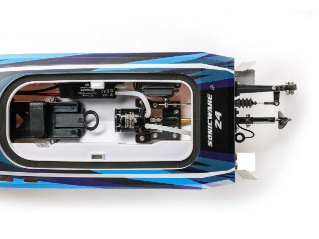 blue Sonicwake 24" Self-Righting Brushless Deep-V RTR - Boats - view 11