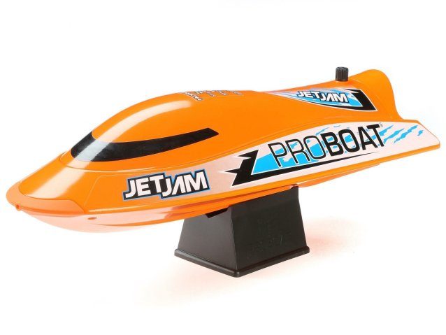 ORANGE Jet Jam V2 12" Self-Righting Pool Racer Brushed RTR - Boats