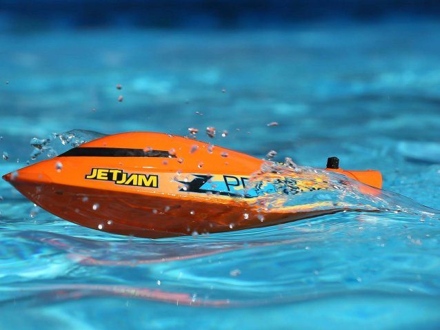 ORANGE Jet Jam V2 12" Self-Righting Pool Racer Brushed RTR - Boats - view 8