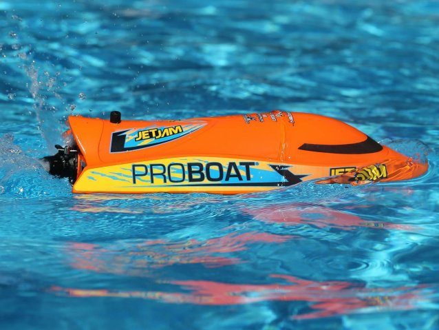 ORANGE Jet Jam V2 12" Self-Righting Pool Racer Brushed RTR - Boats - view 9