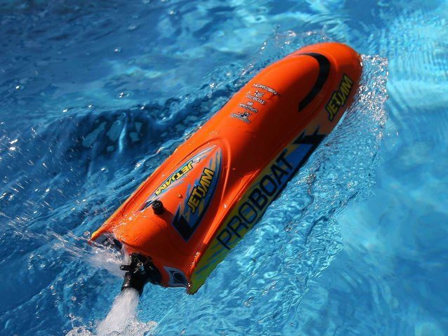 ORANGE Jet Jam V2 12" Self-Righting Pool Racer Brushed RTR - Boats - view 11