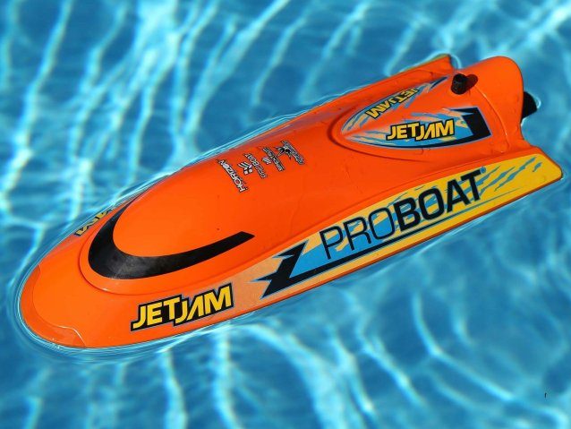 ORANGE Jet Jam V2 12" Self-Righting Pool Racer Brushed RTR - Boats - view 12