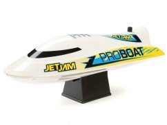 WHITE Jet Jam V2 12" Self-Righting Pool Racer Brushed RTR