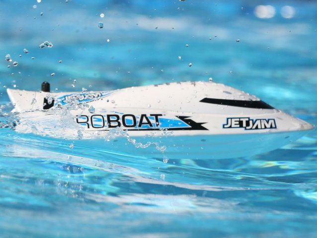 WHITE Jet Jam V2 12" Self-Righting Pool Racer Brushed RTR - Boats - view 9