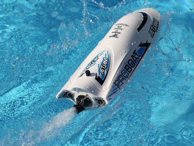 WHITE Jet Jam V2 12" Self-Righting Pool Racer Brushed RTR - Boats - view 10