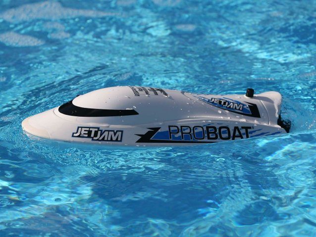 WHITE Jet Jam V2 12" Self-Righting Pool Racer Brushed RTR - Boats - view 11