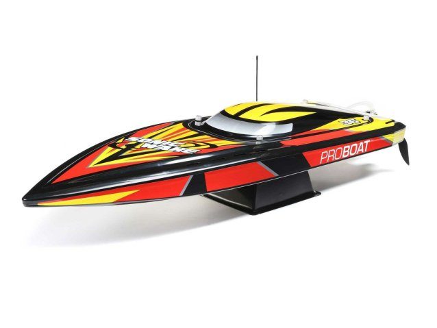 BLACK Sonicwake 36" Self-Righting Brushless Deep-V RTR - Boats