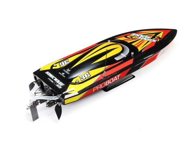 BLACK Sonicwake 36" Self-Righting Brushless Deep-V RTR - Boats - view 6
