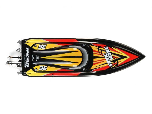 BLACK Sonicwake 36" Self-Righting Brushless Deep-V RTR - Boats - view 12