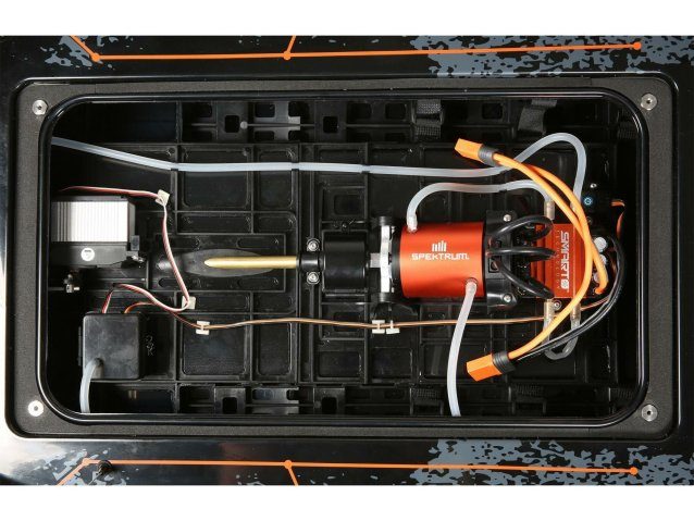 orange and black Blackjack 42" 8S Brushless Catamaran RTR - Boats - view 12