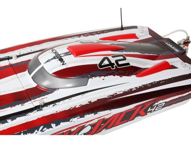white and red Blackjack 42" 8S Brushless Catamaran RTR - Boats - view 9