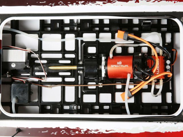 white and red Blackjack 42" 8S Brushless Catamaran RTR - Boats - view 11