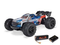 RED AND BLUE 1/16 MINI KRATON 3S DSC 4X4 RTR WITH BATTERY AND CHARGER