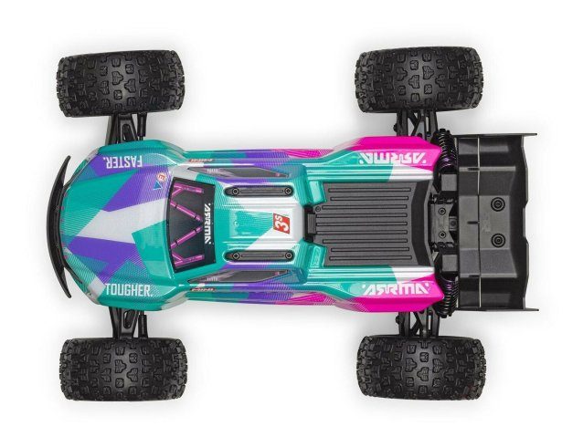TEAL AND PINK 1/16 MINI KRATON 3S DSC 4X4 RTR WITH BATTERY AND CHARGER - Cars - view 7