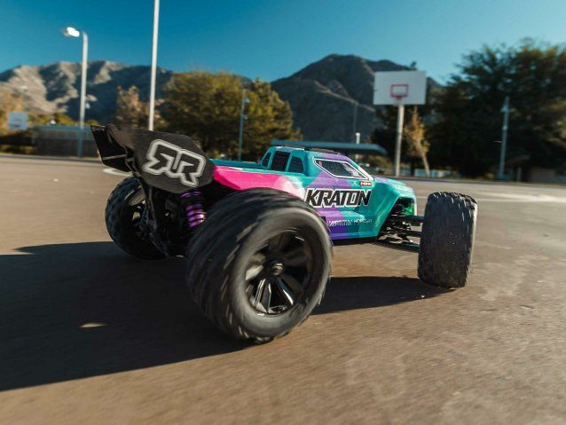 TEAL AND PINK 1/16 MINI KRATON 3S DSC 4X4 RTR WITH BATTERY AND CHARGER - Cars - view 20